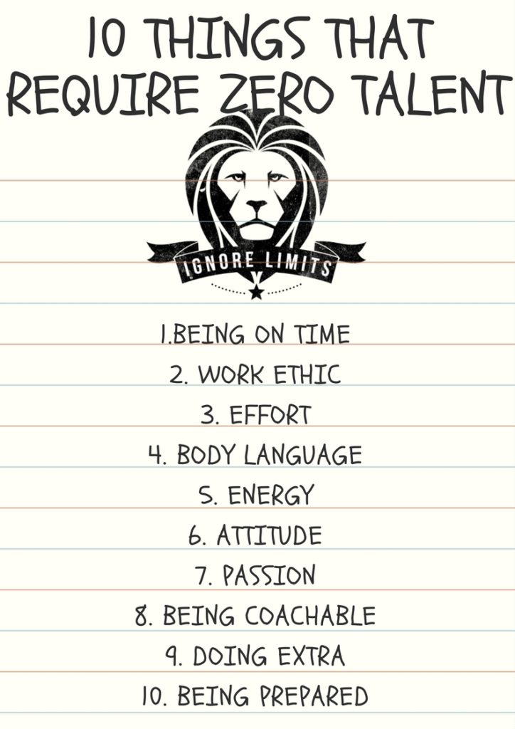 10 Things That Require ZERO Talent Ignore Limits