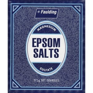 These are the Epsom salts I use, working out to be roughly $2.50 per bath
