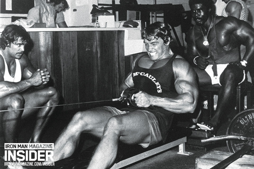 Arnold Back workout Row