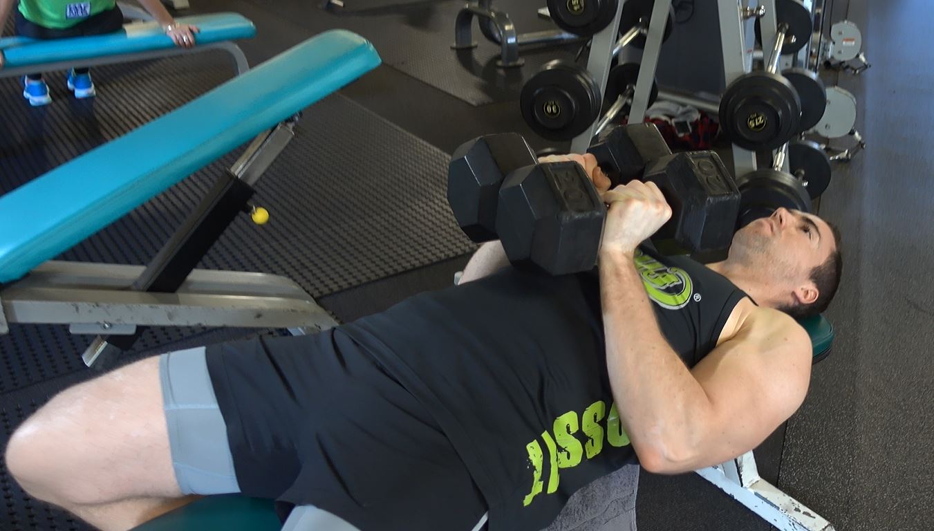 How To: Dumbbell Close Grip Bench Press