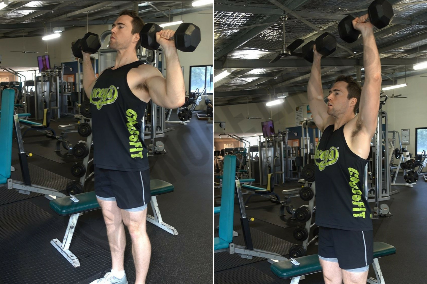 How To: Standing Dumbbell Shoulder Press