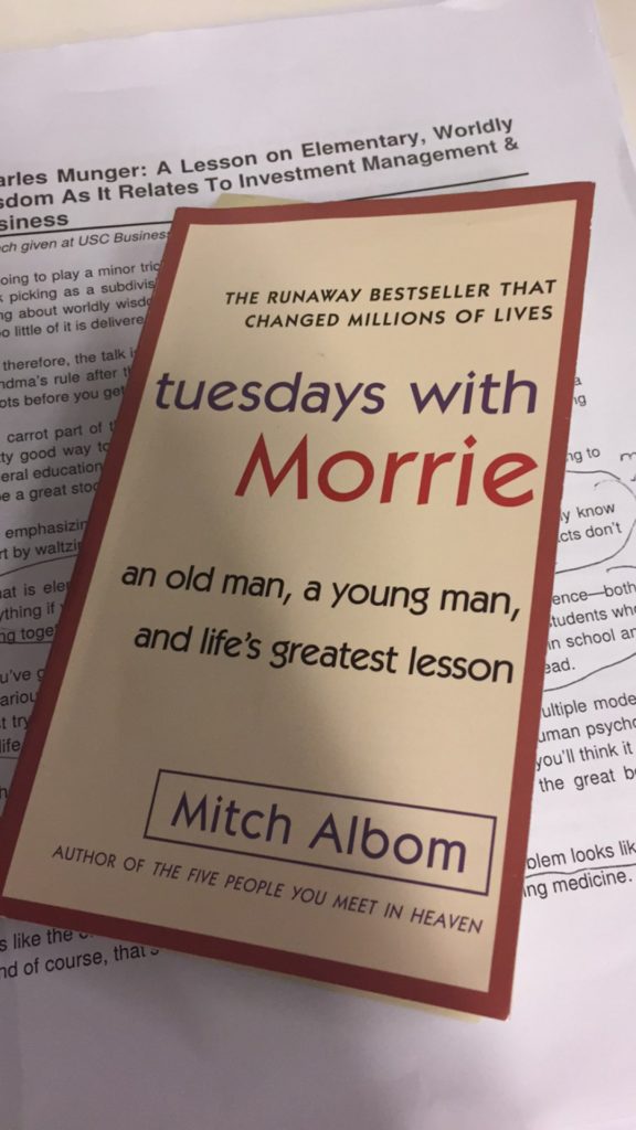 Tuesdays With Morrie Review: Lessons on Life